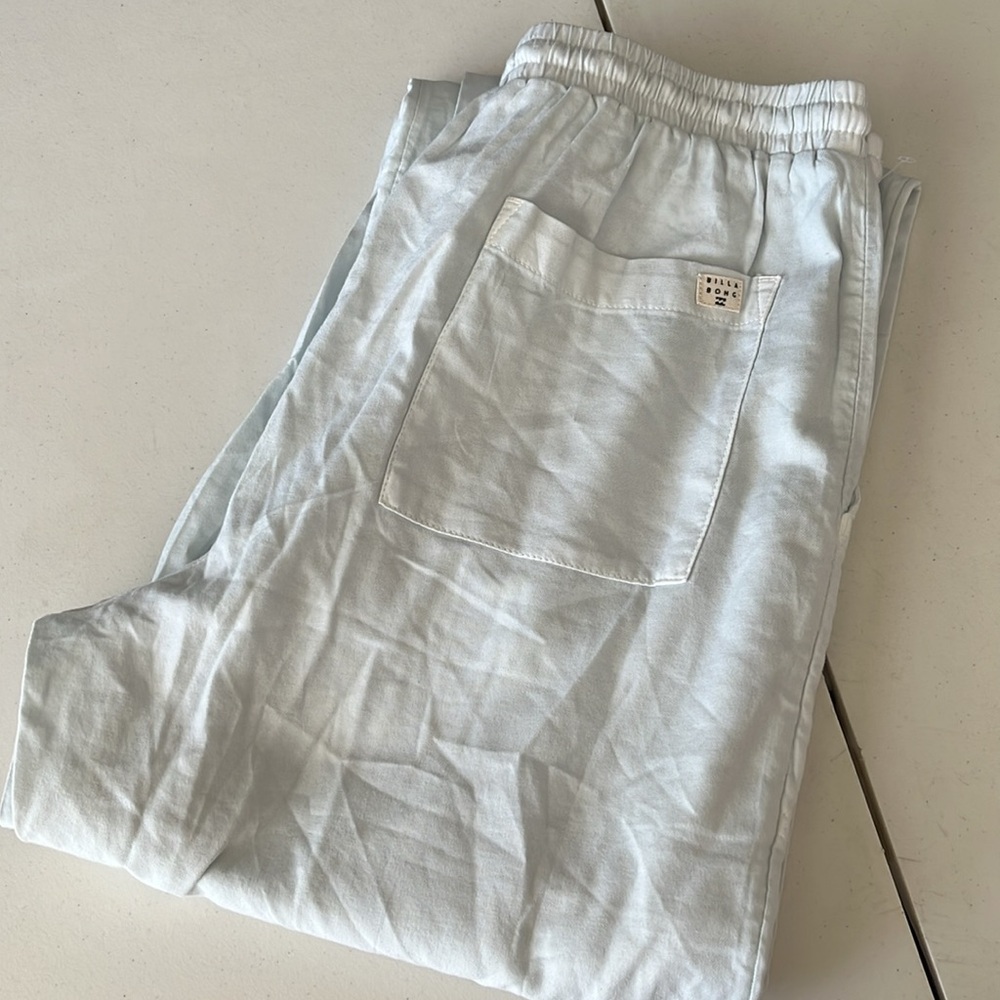 #2879 NWOT Billabong Baby Blue Guaze Pants